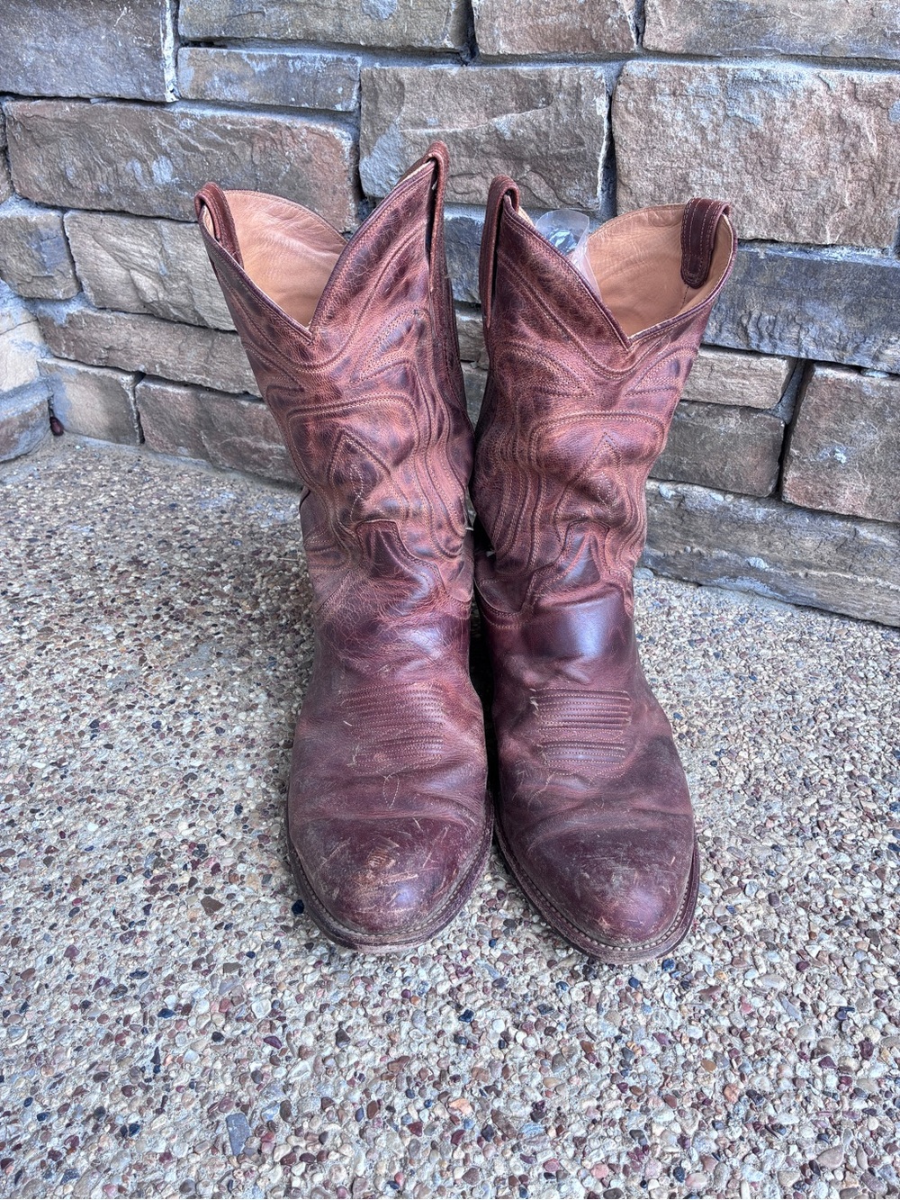 Tecovas The Cartwright Men's Leather Cowboy Boots - scotch goat